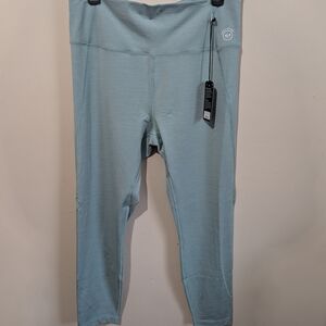 Allbirds Natural Flow Leggings XXL Green Hush NWT High Rise Merino Blend